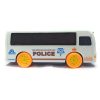 Jucarie autobuz de politie, interactiv, sunete si lumini, 19 x 9 x 7.5 cm, alb