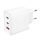 Incarcator telefon ZK-16, 65W, 2 porturi PC/Type-C + 1 port USB, incarcare super rapida, alb