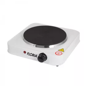   Plita electrica Floria ZLN-2805, 22 x 21 x 5 cm,1 ochi, 1000W, alba