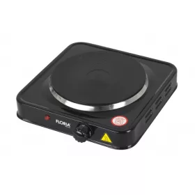   Plita electrica Floria ZLN-2806, 22 x 21 x 5 cm,1 ochi, 1000W, neagra