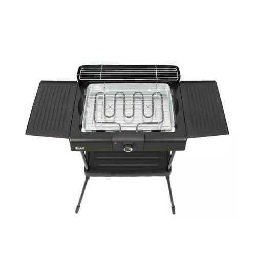 Gratar electric cu picior ZİLAN ZLN-3789, 2400 W, termostat reglabil, negru
