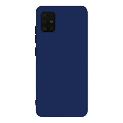 Husa Samsung Galaxy A41 Matt TPU, silicon moale, albastru inchis