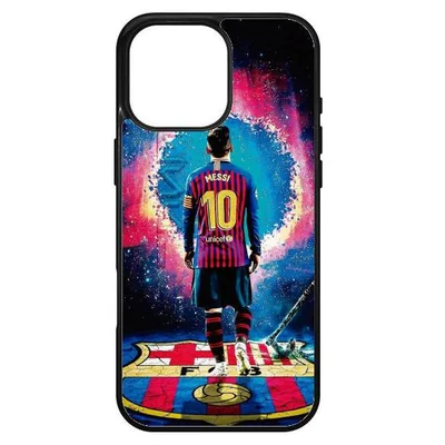 Husa protectie Apple iPhone 13 Pro Max, Colorful Aluminium TPU, design Messi 5