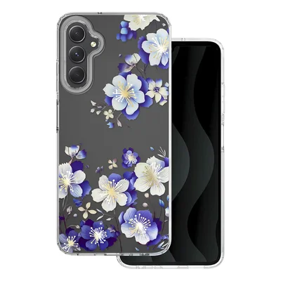Husa Samsung Galaxy A13 5G / A04s, IMD Print Case, TPU flexibil, transparent, Floral