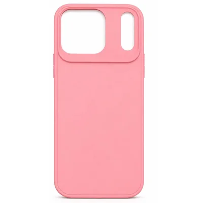 Husa protectie Apple iPhone 17 Pro Max, Matt TPU My Choice, silicon moale, roz pal