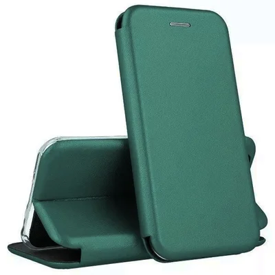 Husa Samsung Galaxy A10, Prestige Book, inchidere magnetica, verde