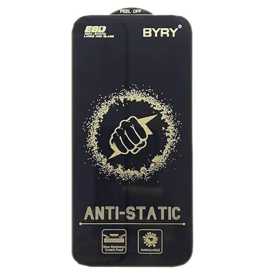 Folie sticla Apple iPhone 16e, BYRY Antistatic ESD, margini negre
