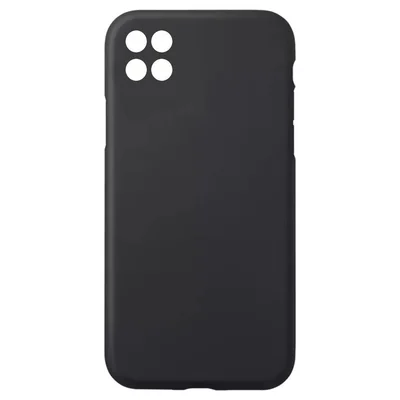 Husa Samsung Galaxy A22 5G Luxury Silicone, catifea in interior, protectie camere, negru