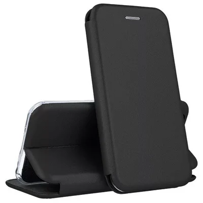 Husa Samsung Galaxy A56, Prestige Book, inchidere magnetica, neagra