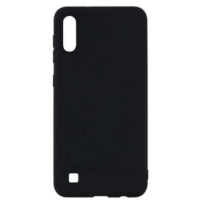 Husa Samsung Galaxy A10, Luxury Silicone, catifea in interior, neagra