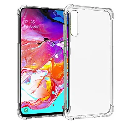 Husa Samsung Galaxy A50/A30s, TPU transparent, intarituri in colturi, grosime 1,5 mm