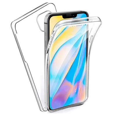 Husa Full TPU 360° pentru iPhone 12 / iPhone 12 Pro (fata + spate), transparenta
