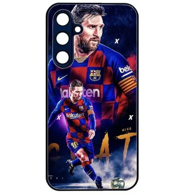 Husa Samsung Galaxy A34, Colorful Aluminium TPU, design Messi 4