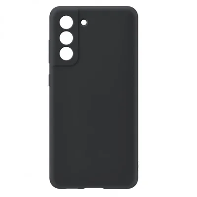 Husa Samsung Galaxy S21 Plus (S21+), Luxury Silicone, catifea in interior, protectie camere, neagra