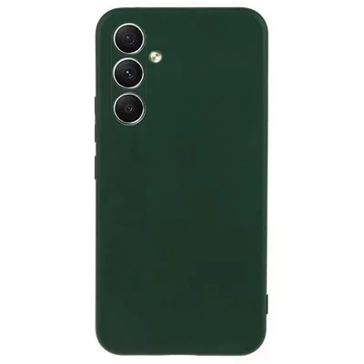 Husa Samsung Galaxy S23 FE, Matt TPU, silicon moale, verde forest