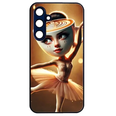 Husa Samsung Galaxy A51, Colorful Aluminium TPU, design Balerina Capucina 1