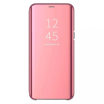 Husa Samsung Galaxy A41 Mirror Clear View, rose gold