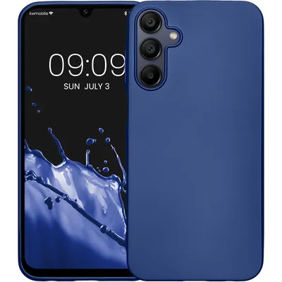 Husa Samsung Galaxy A15, Matt TPU, albastru