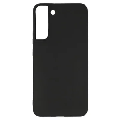 Husa Samsung Galaxy S22, Luxury Silicone, catifea in interior, neagra