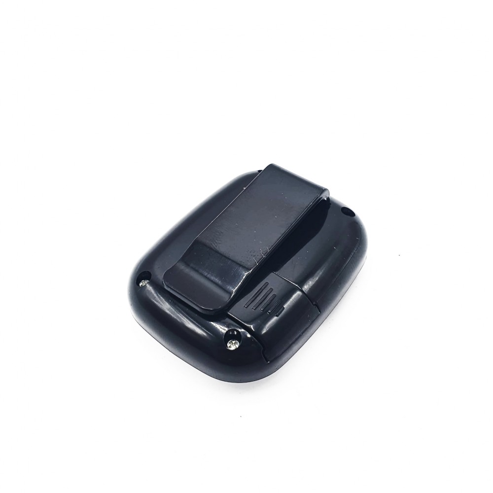 Pedometru compact 5 x 4 cm, alb/negru — 2