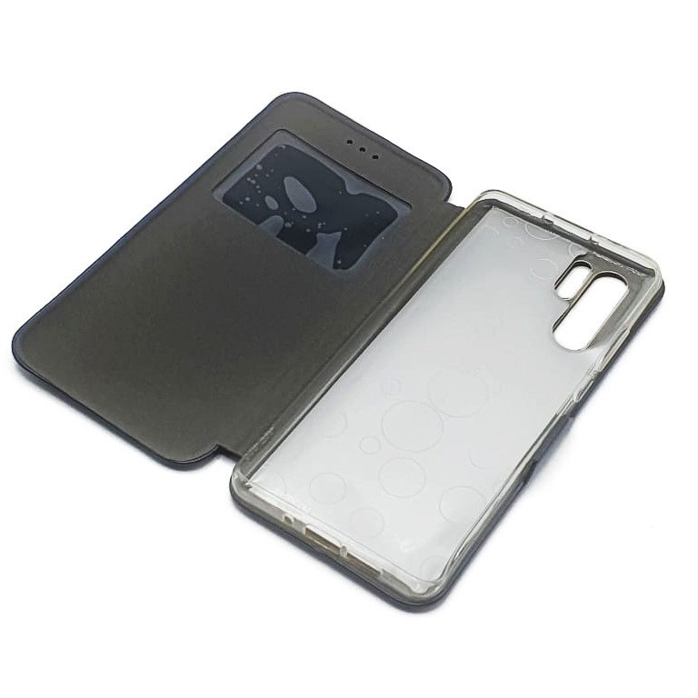 Husa cu fereastra Prestige pentru Huawei P30 Pro Prestige Book, inchidere magnetica, albastru inchis — 3