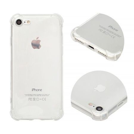Husa Apple iPhone 7 Plus/8 Plus TPU transparent, intarituri in colturi, grosime 1,5 mm — varianta 3