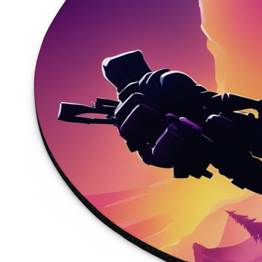 Mousepad personalizat, design Fortnite 2, rotund, diametru 20 cm — varianta 3