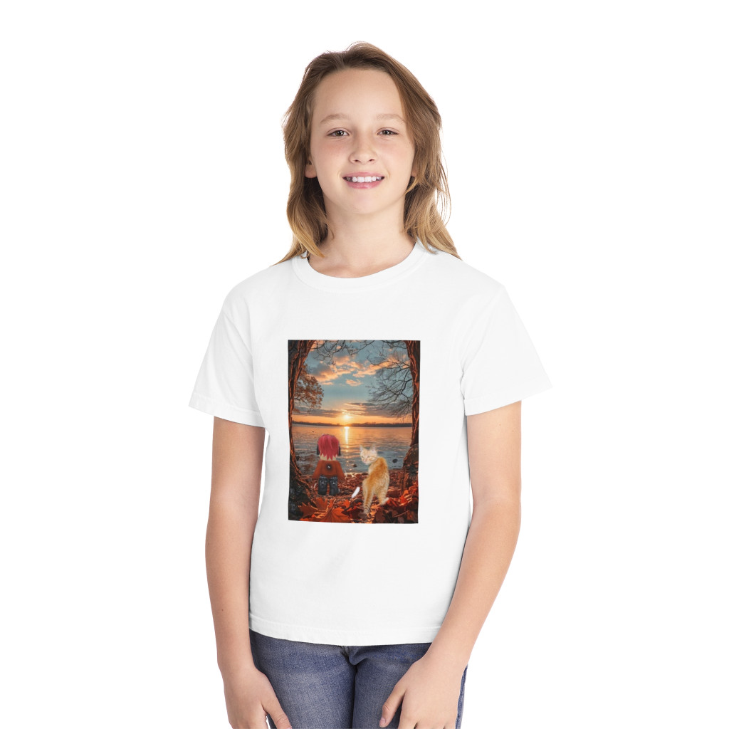 Tricou personalizat alb, copii/adulti, design Lucas Roblox si pisica, modal, diverse marimi — 3