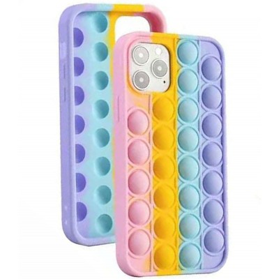 Husa antistres Pop It! pentru Apple iPhone 12 Pro, multicolora, model 1 — 3