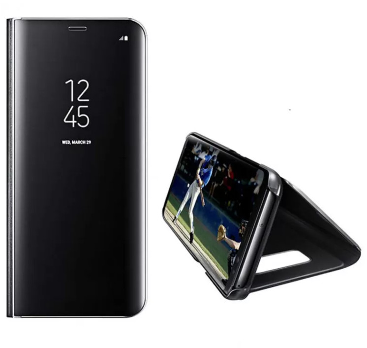 Husa Huawei Mate 20 Mirror Clear View, neagra — varianta 2