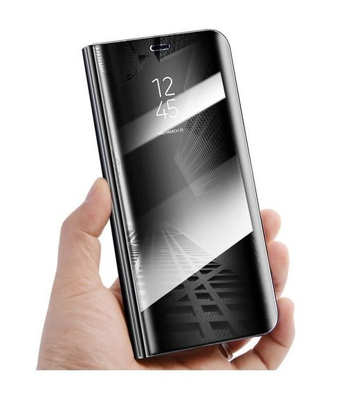 Husa Huawei Mate 20 Mirror Clear View, neagra — varianta 3