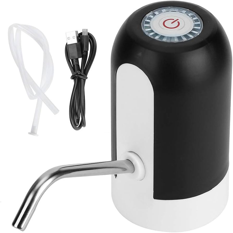 Dispenser / pompa electrica apa Andowl Q-C16, universala, incarcare USB, negru — varianta 2