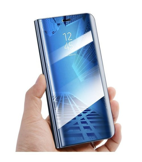 Husa Huawei Mate 20 Mirror Clear View, albastra — varianta 3