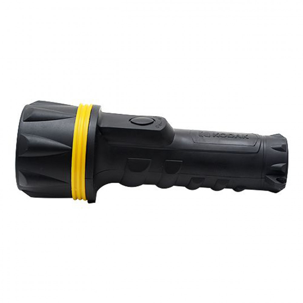 Lanterna Kodak Robust 36, LED, 700 mW, 36 lm, 25 m, IP64, maner cauciucat, negru/galben — 2