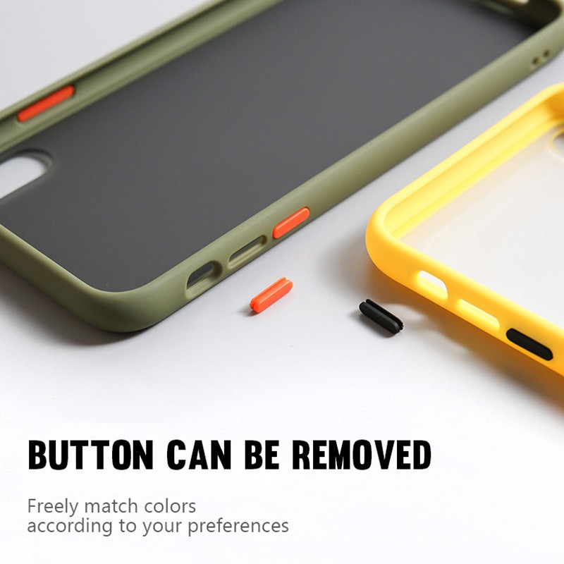 Husa protectie Apple iPhone 13, Shockproof Bumper, rama verde, butoane portocalii — varianta 5