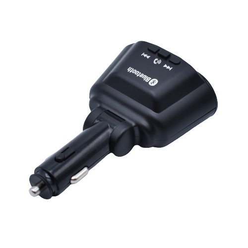 Modulator FM Bluetooth A9, Dual USB max. 4.8A, 2 adaptoare bricheta (splitter), Hands Free, ecran LED, negru — varianta 4