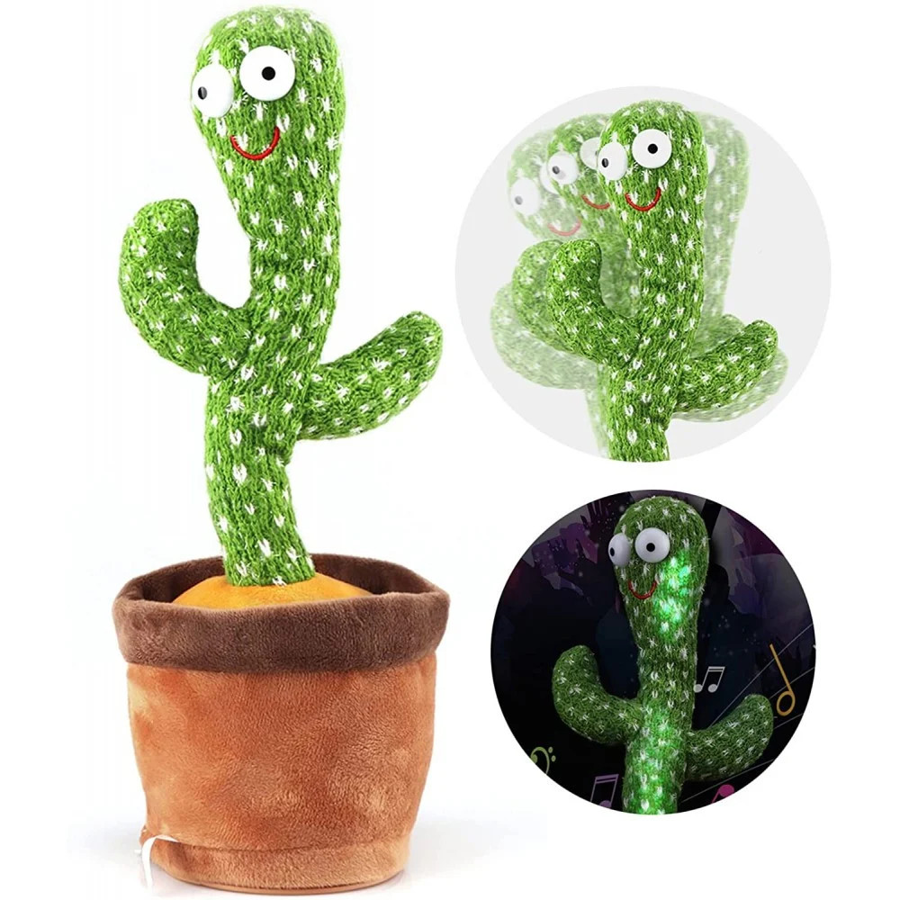 Jucarie de plus Cactus dansator - Danseaza, Canta, Imita — varianta 2