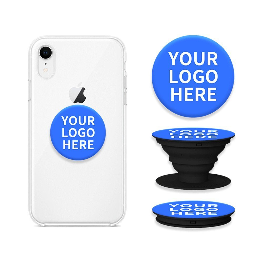Suport telefon mobil tip popsocket personalizat cu poza ta, alb — varianta 3