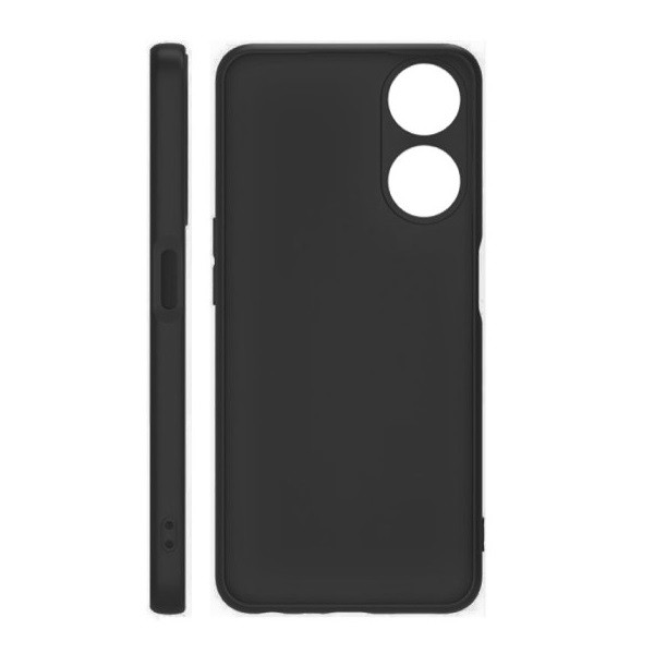 Husa protectie Oppo A78 4G, Luxury Silicone, catifea in interior, protectie camere, mov lila — varianta 2