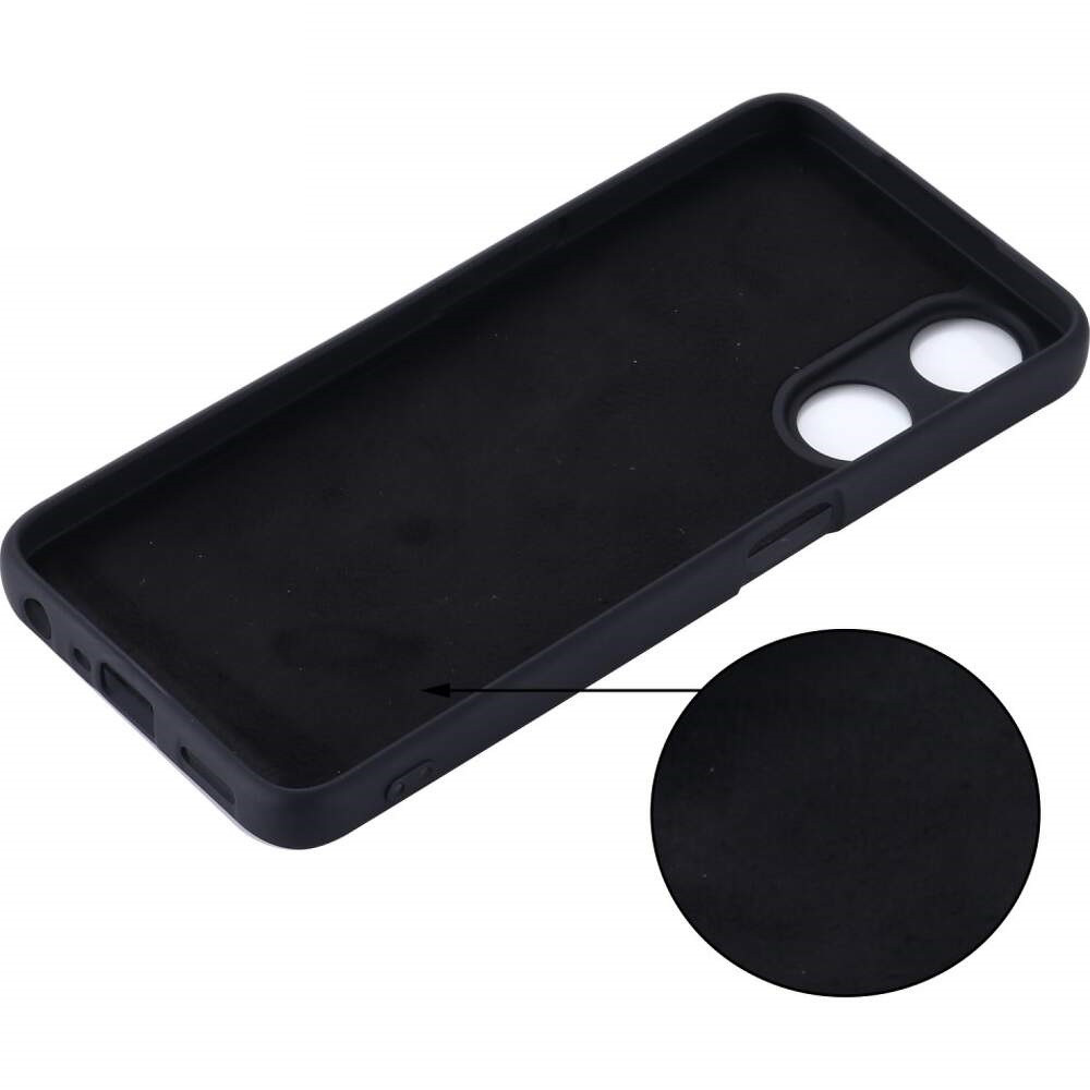 Husa protectie Oppo A78 4G, Luxury Silicone, catifea in interior, protectie camere, mov lila — varianta 5