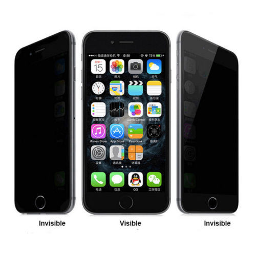 Folie de protectie Privacy Ceramic Film pentru Apple iPhone 7 Plus / iPhone 8 Plus, margini negre — varianta 3
