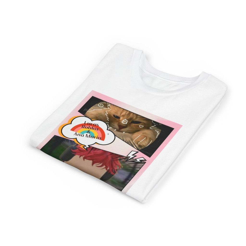 Tricou personalizat alb, copii/adulti, design Ana si Lucas, modal, diverse marimi — 3