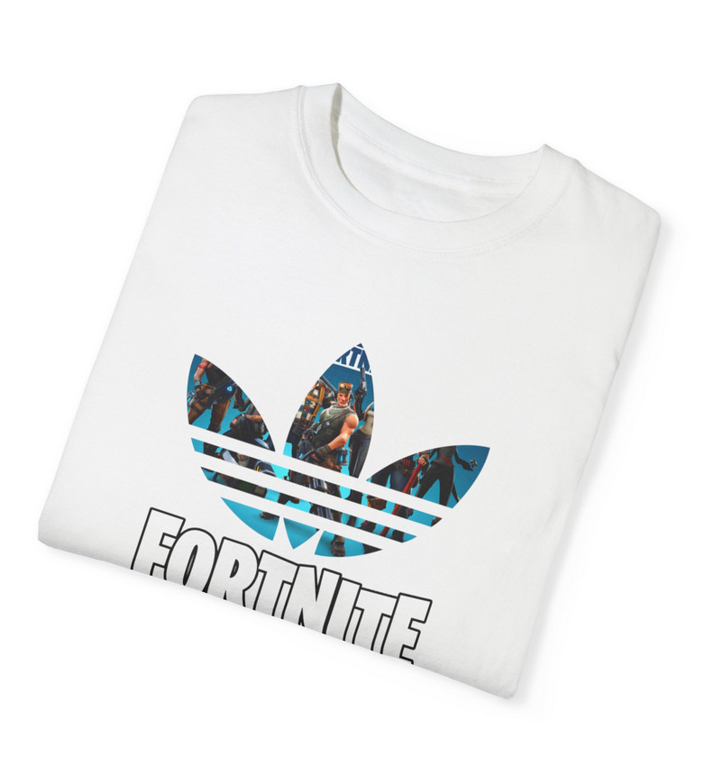 Tricou personalizat alb, copii/adulti, design AdiFortnite, modal, diverse marimi — varianta 3