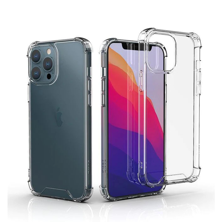 Husa Apple iPhone 13 Pro Max, TPU transparent, intarituri in colturi, grosime 1,5 mm — varianta 5