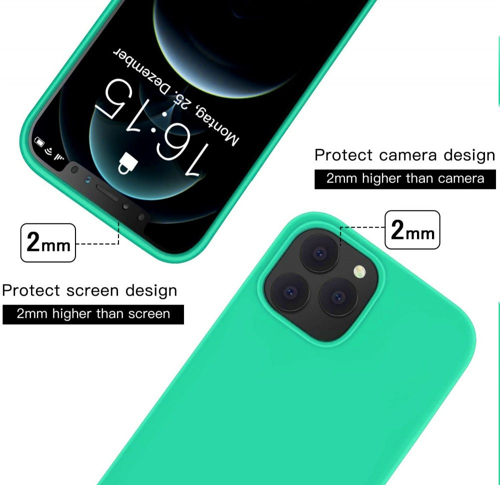 Husa Samsung Galaxy A54 5G, Luxury Silicone, catifea in interior, protectie camere, turcoaz — 4