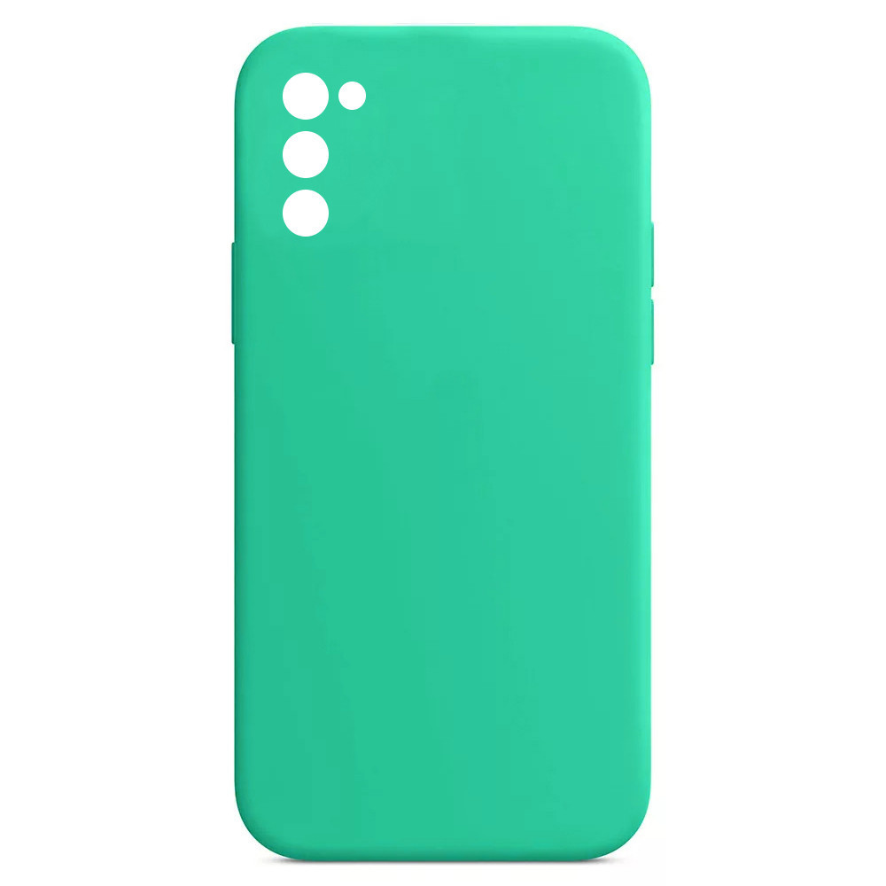 Husa Samsung Galaxy A54 5G, Luxury Silicone, catifea in interior, protectie camere, turcoaz — 5