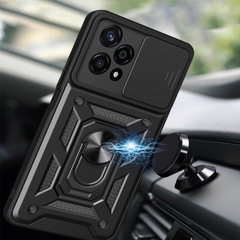 Husa Honor 200 Lite, Camshield Armor, inel sustinere, protectie camera, aurie — 3