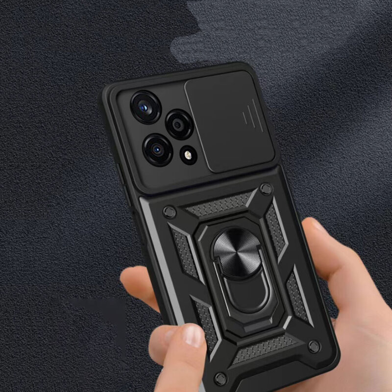 Husa Honor 200 Lite, Camshield Armor, inel sustinere, protectie camera, aurie — 4