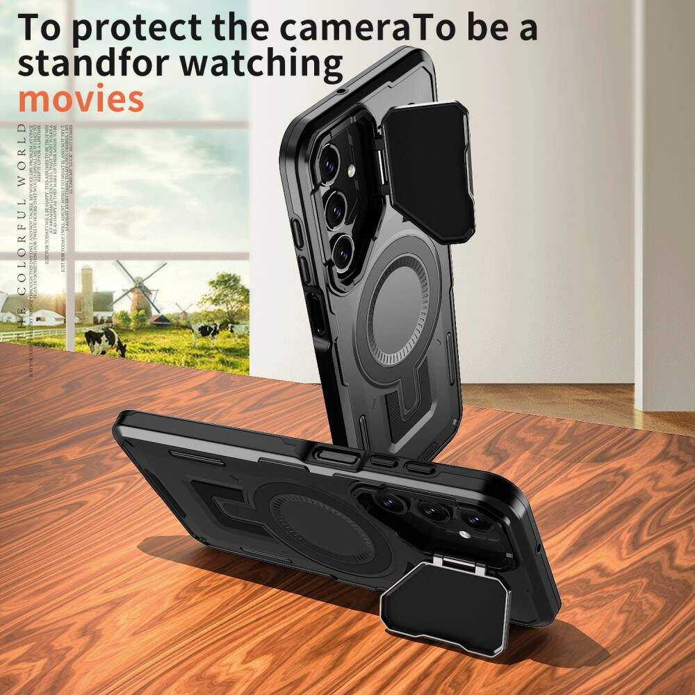 Husa Samsung Galaxy S25 Plus, Armor MagCase, CamBracket, neagra — 5