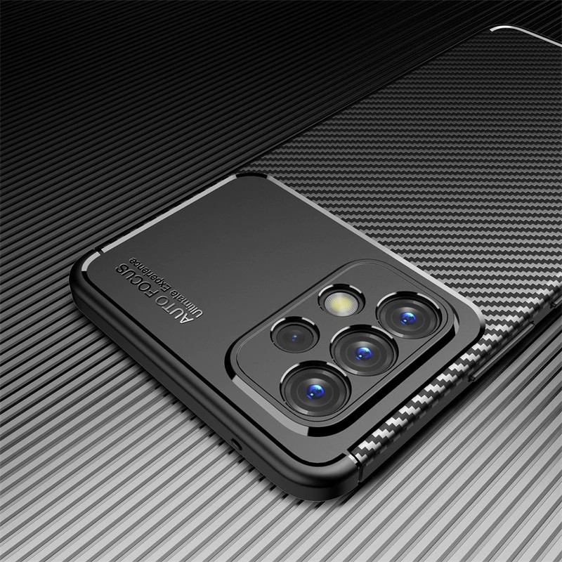 Husa Carbon Fiber pentru Samsung Galaxy A53 5G, aspect carbon, neagra — varianta 3